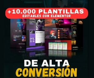 +10.000 Plantillas Editables con Elementor + Elementor PRO + Astra PRO